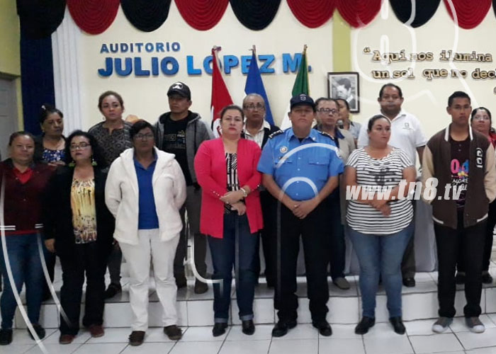 Autoridades de Jinotega presentaron la Nueva Estrategia Nacional para una cultura de Paz y No Violencia.