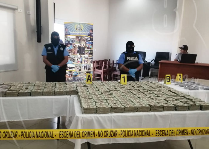 nicaragua, dolares, incautacion, camion, chinandega, narcotrafico,