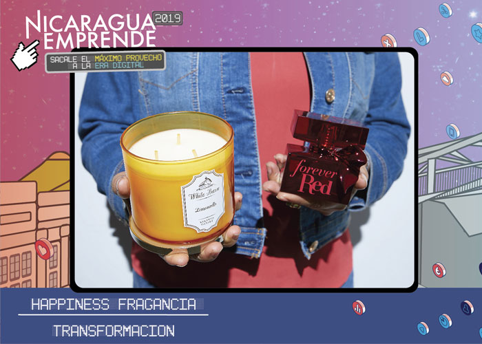 nicaragua, nicaragua emprende 2019, happines fragancia, aromas, cremas, 