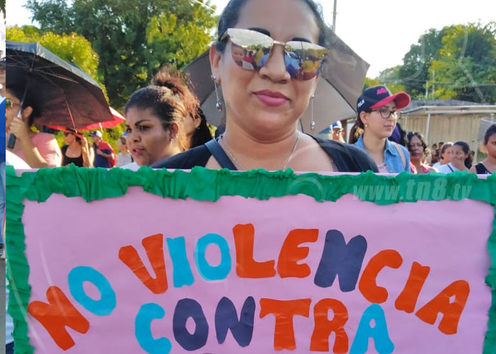 nicaragua, caminata, san rafael del sur, no violencia, mujer, derechos,