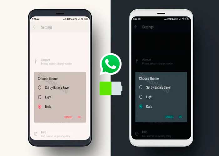 android, app, actualizaciones, ahorro de bateria, consumo energetico, wabetainfo, pantalla oled