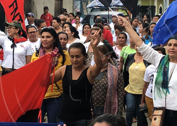 nicaragua, caminata, jalapa, fsln, apoyo, derechos humanos,