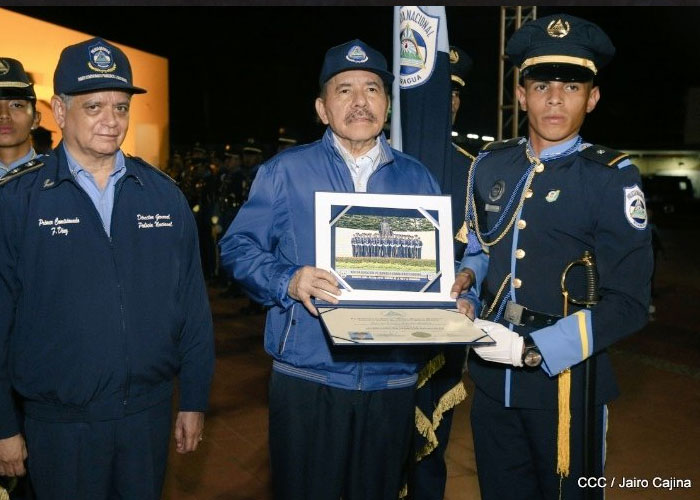 nicaragua, policia nacional, cadete, sandinismo, daniel ortega, carazo, marcos sanchez,