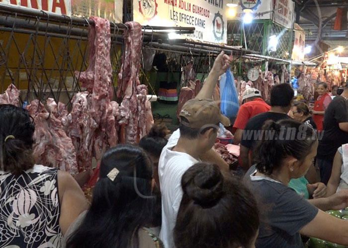 nicaragua, carne, ano nuevo, mercado roberto huembes, precios,