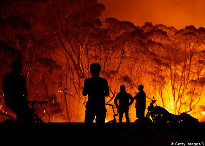 australia, incendio forestal, temperatura, disminucion, emergencia,