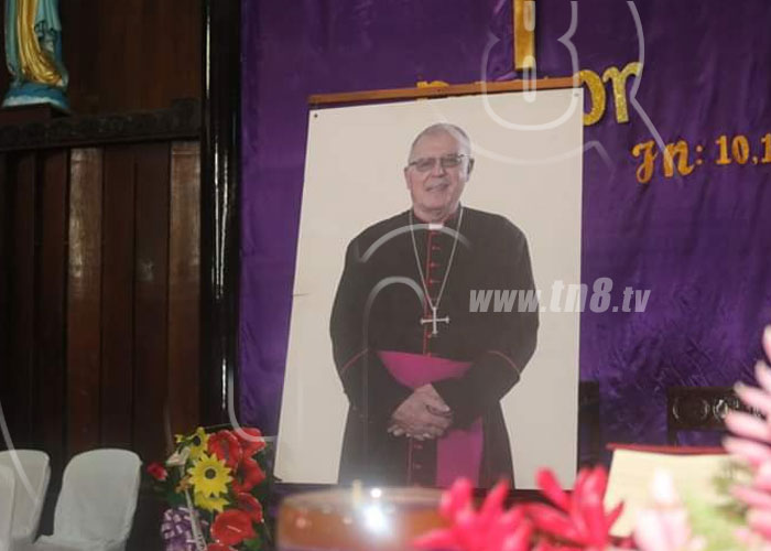 nicaragua, obispo de siuna, feretro, david zywiec, funeral del obispo, 