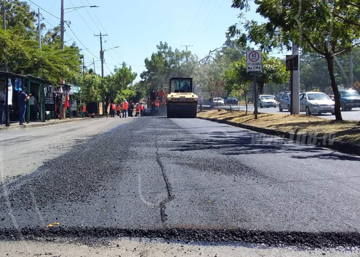 nicaragua, construccion, managua, calles para el pueblo, alcaldia, carreteras,