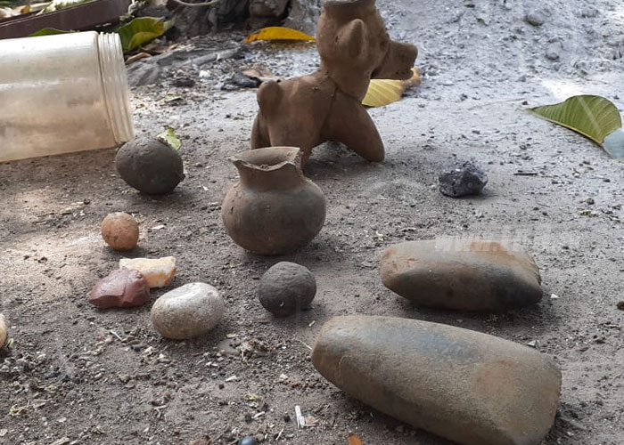 nicaragua, arqueologia, telica, piezas, precolombino, donacion, fontanero,