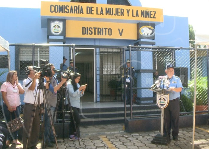 nicaragua, comisaria de la mujer, policia, seguridad, inauguracion,