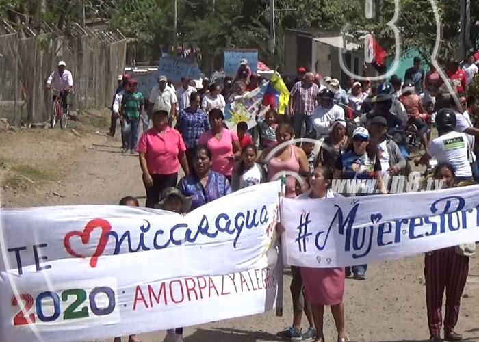 nicaragua, boaco, caminata, derechos, mujeres, 
