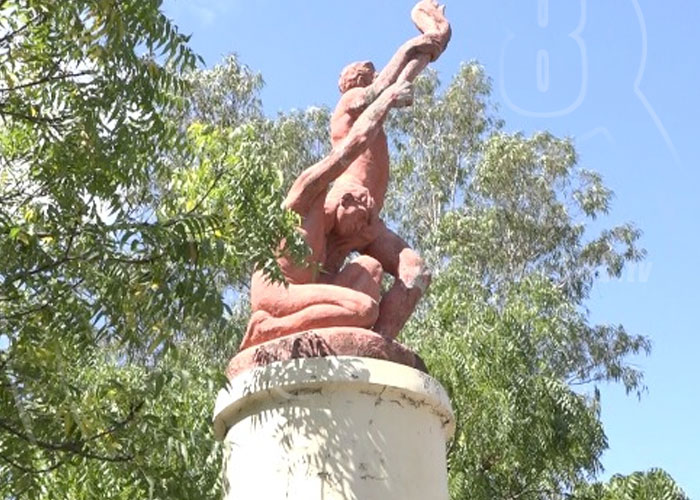 nicaragua, el relevo, escultura, edith gron, monumento, homenaje,