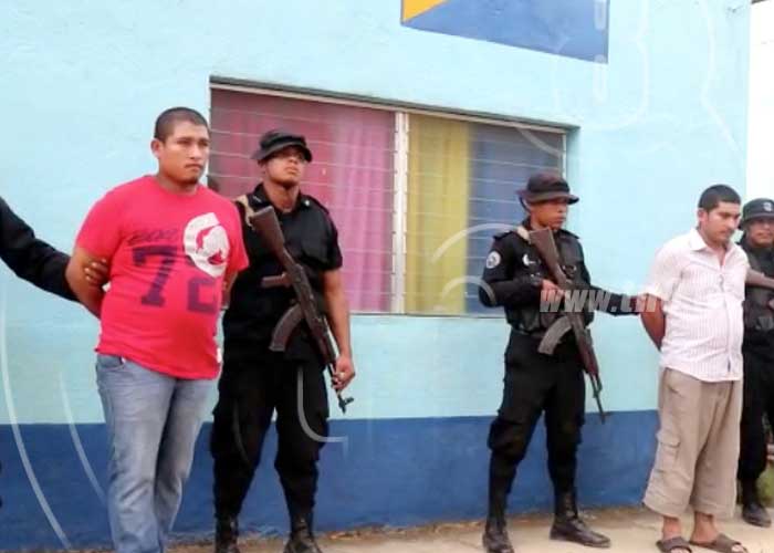 nicaragua, delincuentes, asesinato, policia nacional, sujetos detenidos, mulukuku, 