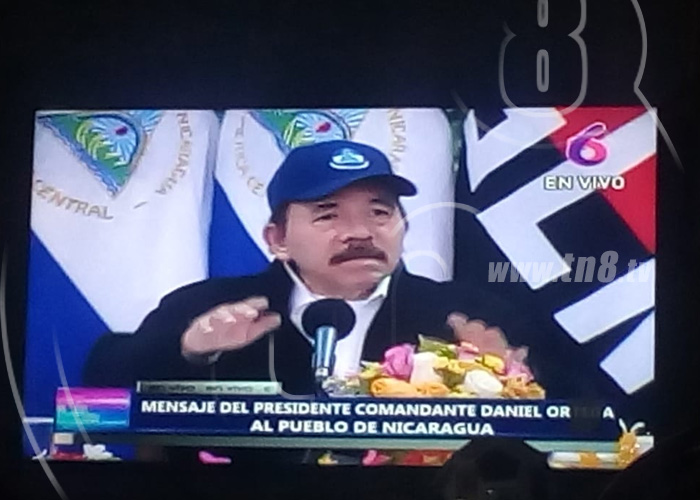 nicaragua, mensaje del presidente, daniel ortega, familias de jinotega, 