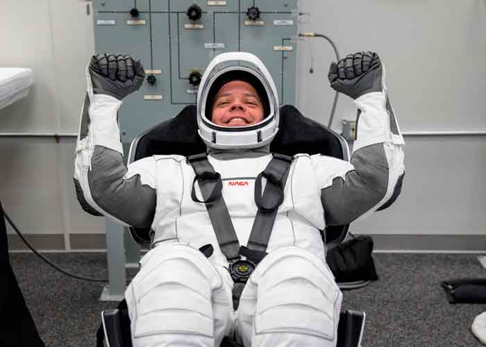 Los astronautas Douglas Hurley y Robert Behnken: FOTO:EFE