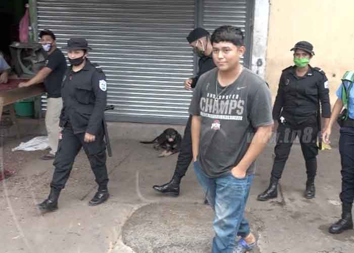 nicaragua, detencion, marihuana, drogas, managua, policia,