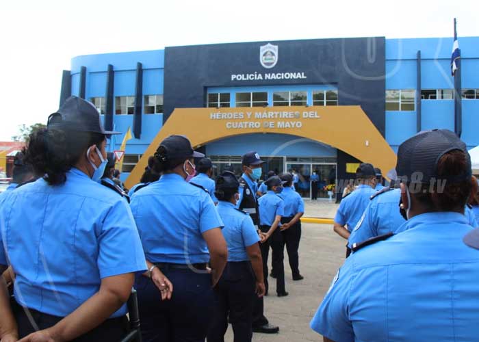 nicaragua, bluefields, policia, seguridad, inauguracion, infraestructura,