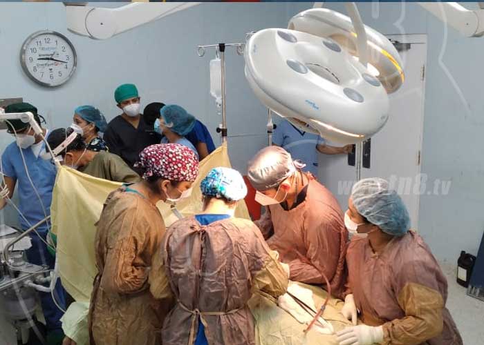 nicaragua, cirugia, hospital manolo morales, salud, laparoscopia,