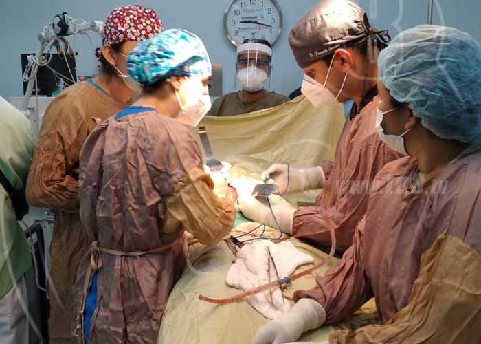 nicaragua, cirugia, hospital manolo morales, salud, laparoscopia,