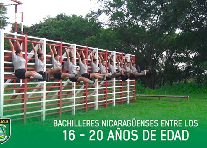 nicaragua, ejercito de nicaragua, convocatoria, curso de cadetes, beneficios, 