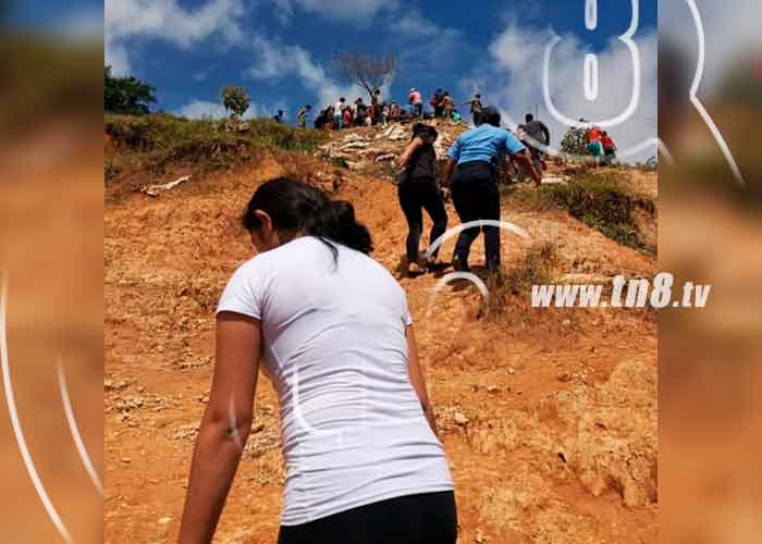 Foto: Joven minero muere soterrado en Santo Domingo, Chontales / TN8