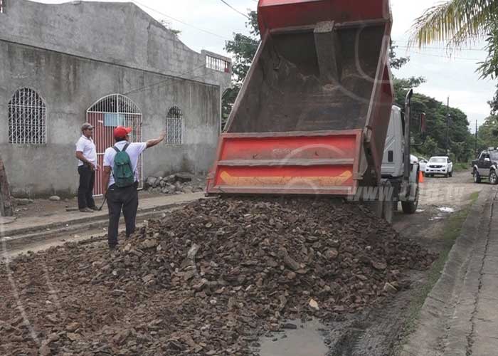 nicaragua, matiguas, inversion publica, reparacion de calles, 