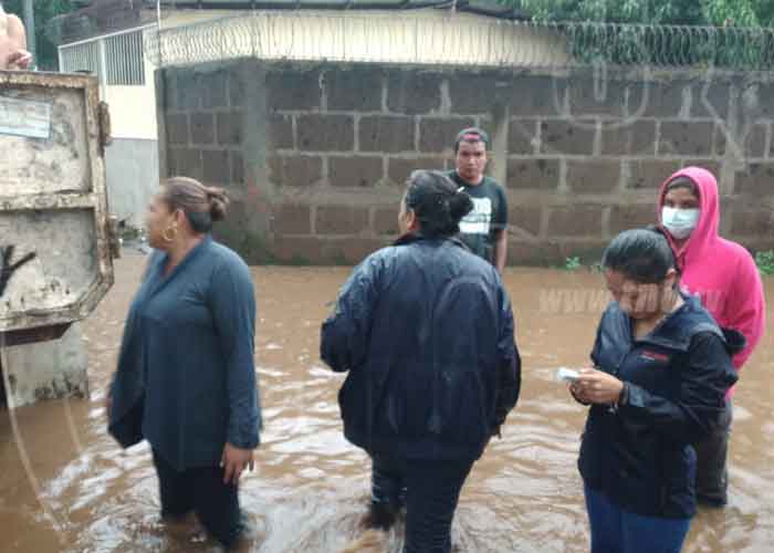 nicaragua, evacuacion, tipitapa, barrio jorge navarro, lluvias,