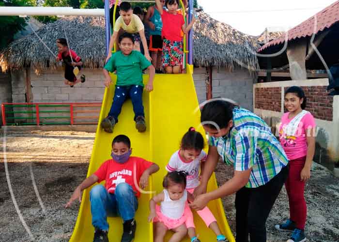 Foto: Inauguran mejoramiento de parque en Ciudad Sandino  / TN8