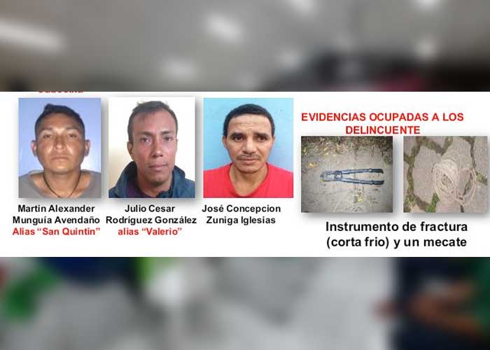 nicaragua, delincuencia, rivas, captura, policia, seguridad,