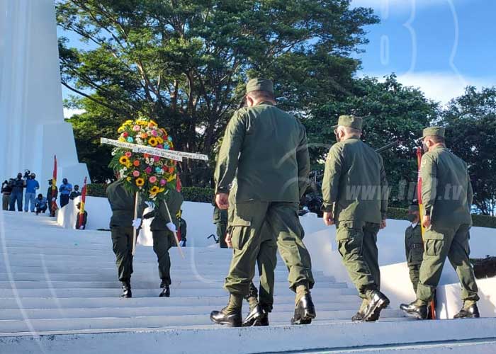 nicaragua, conmemoracion, ejercito, dia del soldado, patria,