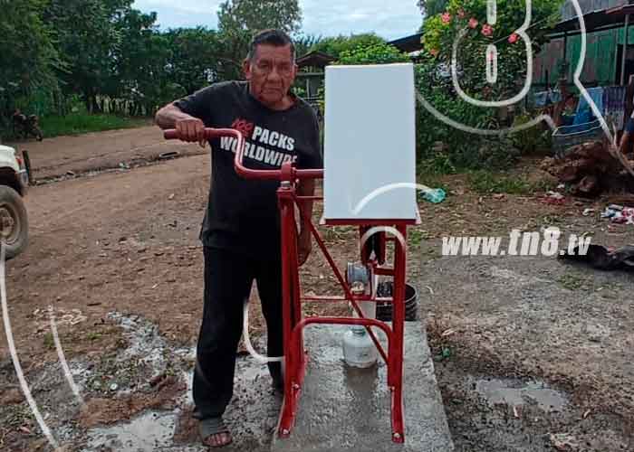 Foto: Pobladores de barrios y comunidades de Nagarote son beneficiados con agua potable / TN8