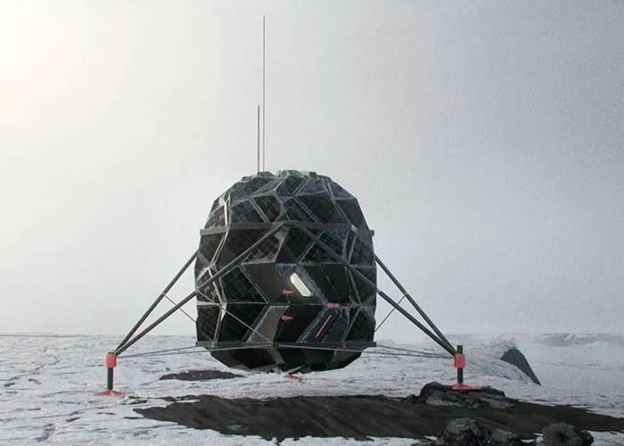 Foto: Groenlandia: Instalan 'casa' plegable para misiones a la Luna/ RT