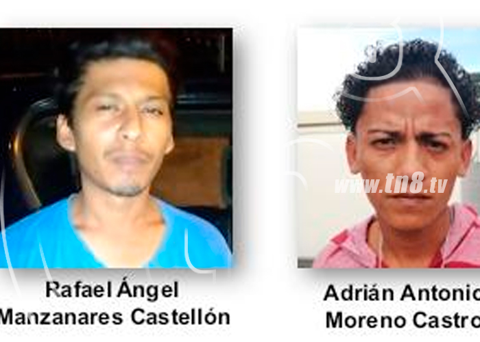 Foto: Varios delincuentes detenidos por robos y venta de droga en Rivas/ TN8 