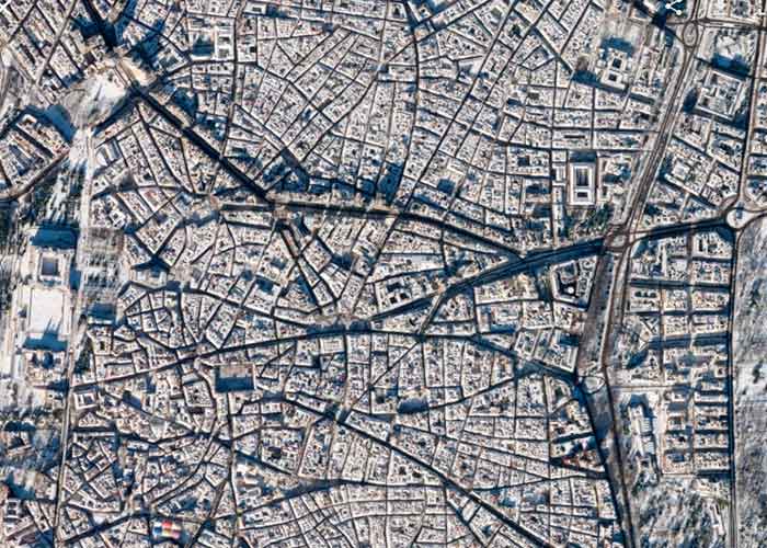 europa, fotos, satelites, temporal de nieve, cambio climatico, ciencia 