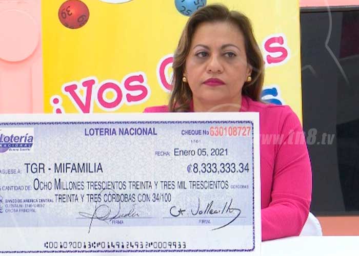 nicaragua, loteria nacional, utilidades, entrega, 