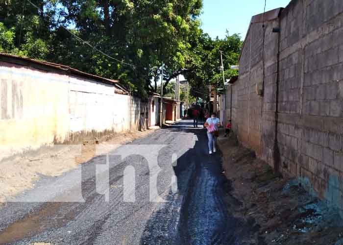 nicaragua, barrio rene cisneros, managua, calles, reparacion,