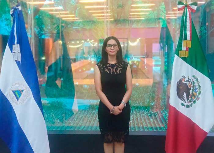 nicaragua, gobierno, embajada en mexico, ceremonia, participacion, mujer vida y eje social