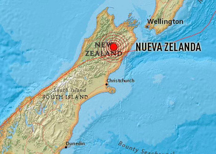 Foto: Registran sismo de magnitud 6.0 en Nueva Zelanda/ EFE