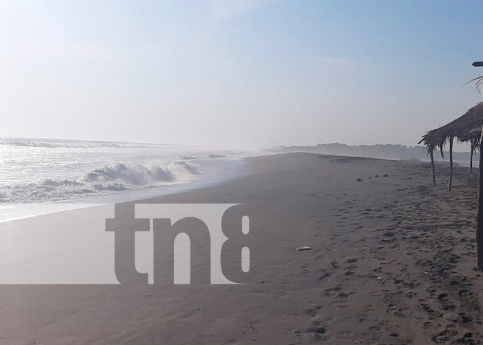 Foto: Hombre se escapa al balneario de Poneloya y desaparece en el mar/ TN8 