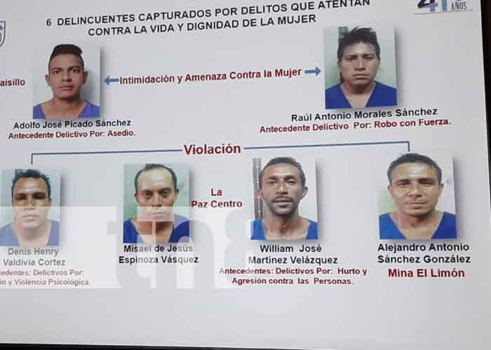 nicaragua, policia, leon, captura, delincuencia, seguridad,