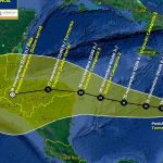 INETER actualiza las condiciones a la Tormenta tropical "IOTA" con corte de las 9:pm de este viernes