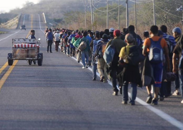 caravana de migrantes salvadorenos