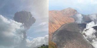volcán La Soufrière, san vicente y las granadinas, erupcion,