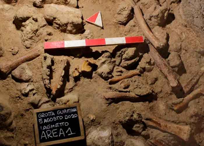 Prove di nove uomini di Neanderthal sono state trovate in una grotta in Italia