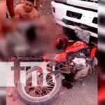 nicaragua, accidente de transito, fallecido, juigalpa, motociclista