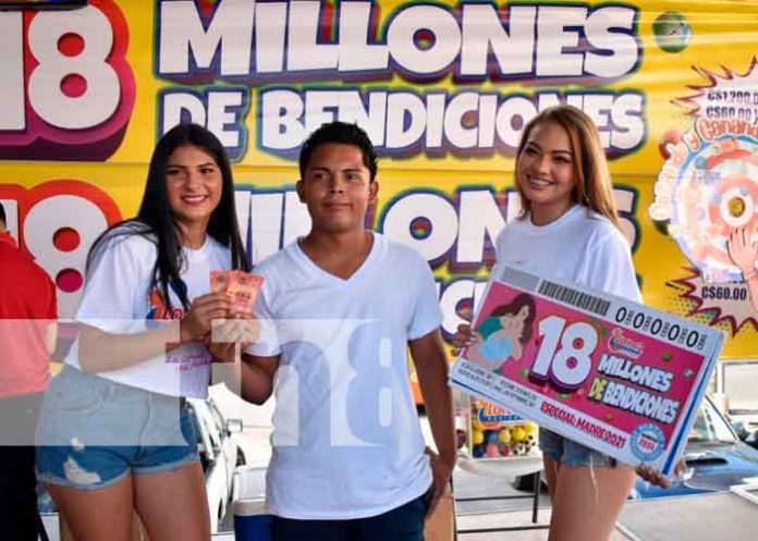 nicaragua, leon, Lotería Nacional, 18 millones de bendiciones,