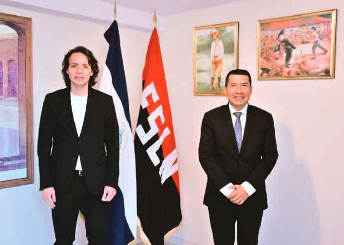 nicaragua, embajada en españa, visita, secretario general de la oij, propositos