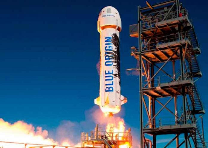 iencia, blue origin, new shepard, primer lanzamiento, espacio