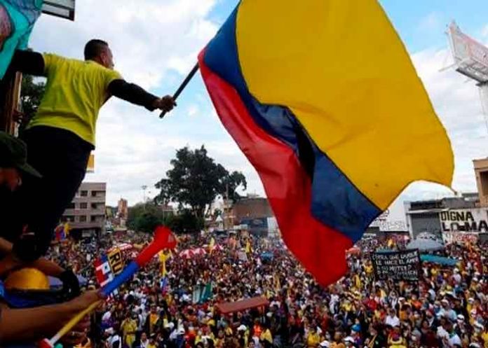 colombia, cajamarca, joven herido, represion, manifestaciones,