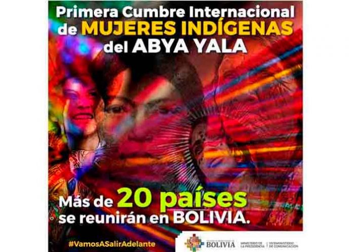 bolivia, cochabamba, gobierno, celebracion, cumbre, mujeres indigenas,
