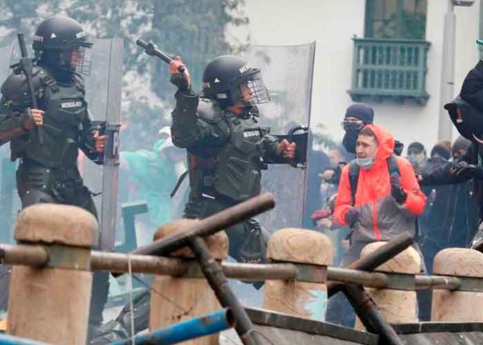 colombia, bogota, nuevos enfrentamientos, manifestantes, paro nacional,